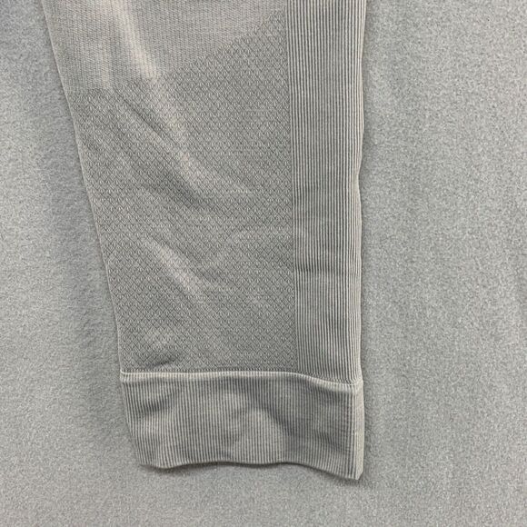 Lululemon Textured Capri Cropped Leggings Size 6 Gray Athleisure Yoga Run Lux - Picture 12 of 14
